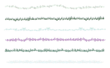 Obraz premium 水晶モチーフリボン