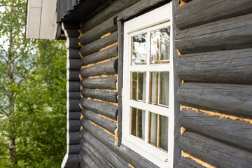 old wooden house log house