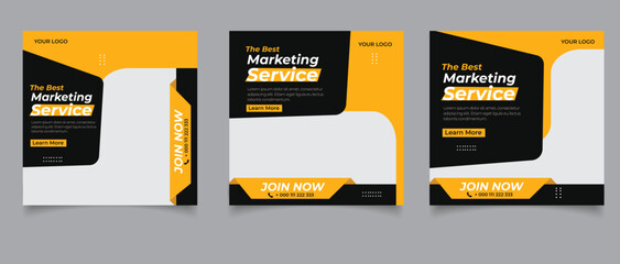 Digital marketing agency and corporate social media post template