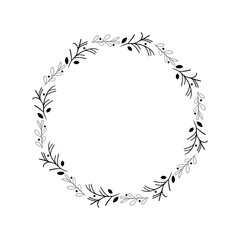 Circle Wreath Frame