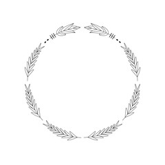 Circle Wreath Frame