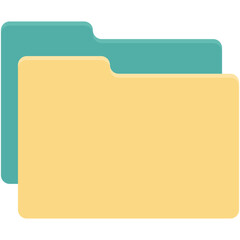 Folders Vector Icon 