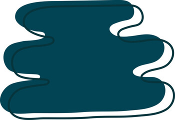 Abstracr Shape with Line for Decoration