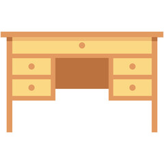 Desk Vector Icon