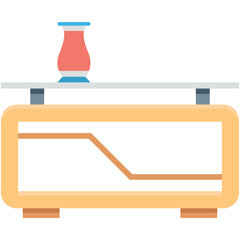 Table Lamp Vector Icon