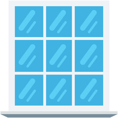 Home Window Vector Icon 