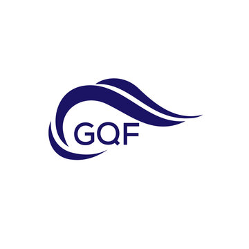 GQF letter logo. GQF blue image on white background. GQF Monogram logo design for entrepreneur and business. GQF best icon.
