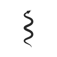 Fototapeta premium Snake logo vector