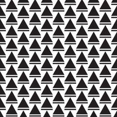 abstract pattern border Seamless black, gray and white triangle stripes Beautiful geometric maze pattern fabric.