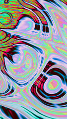 Artistic and imaginative digitally designed abstract 3D fractal background