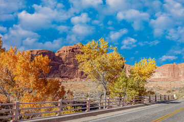 "Fall Colors In Arches"