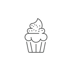 Cake icon vector illustration