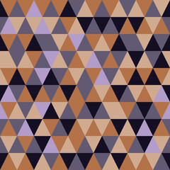 Obraz premium Abstract geometric triangle seamless pattern