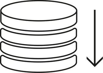 illustration money, coins.