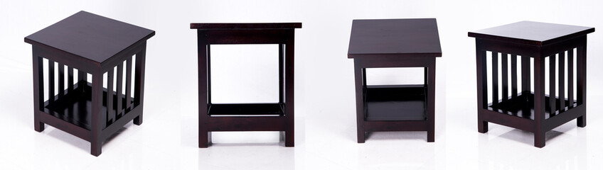 Japanese traditional wooden table as room interior design asia