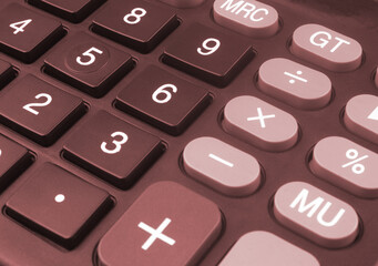 Calculator buttons background