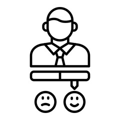 Satisfaction Line Icon