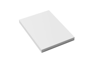 Book Cover  Mockup Blank White Paper PNG