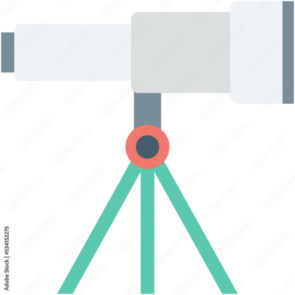 Canvas Prints telescope vector icon