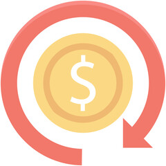 Dollar Exchange Vector Icon