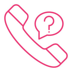 Help Multicolor Line Icon