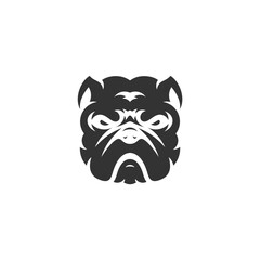 Pitbull dog head mascot logo designs character for sport and pet logo