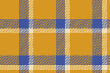 Plaid background, check seamless pattern. Vector fabric texture for textile print, wrapping paper, gift card or wallpaper.