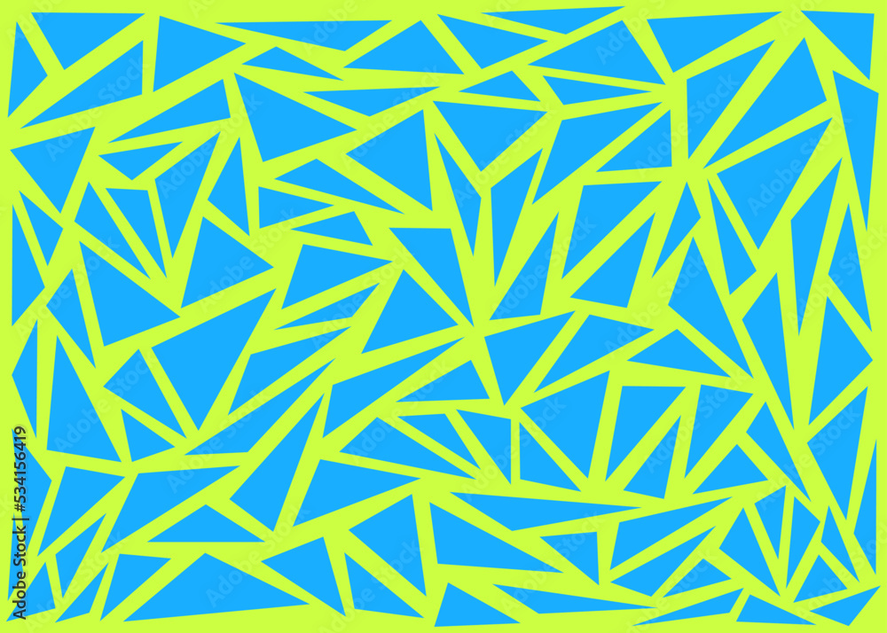 Poster simple geometric background with irregular triangle pattern