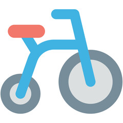 Cycle Colored Vector Icon