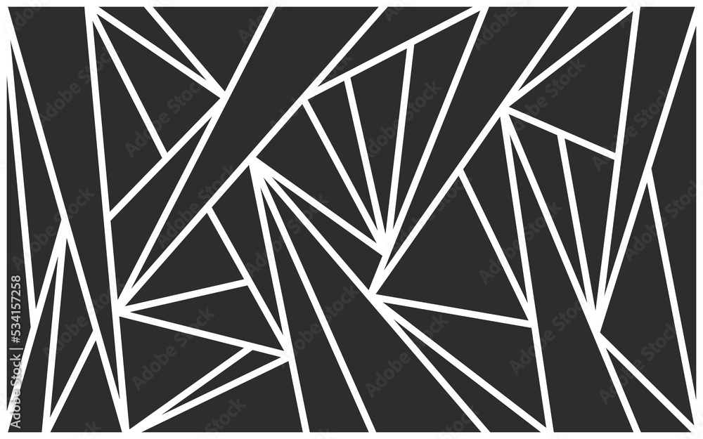 Poster minimalist background with abstract triangle geometric lines pattern