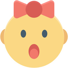 Baby Colored Vector Icon
