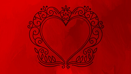 Halloween, trick or treat poster or party invitation background. illustration. Full moon, trees, flying witches, cat, pumpkin, place for text