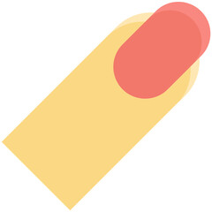 Finger Colored Vector Icon