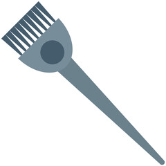 Tinting Brush Colored Vector Icon