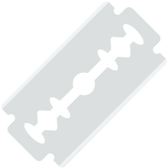 Razor Blade Colored Vector Icon