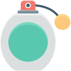 Perfume Colored Vector Icon