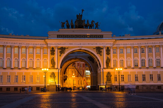 General Army Staff Building In Saint Petersburg