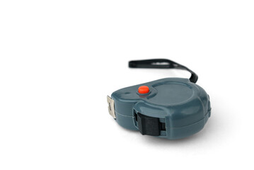 Obraz premium Construction tape measure isolated on white background.