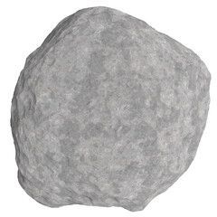 3d rendering illustration of an asteroid