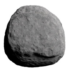 3d rendering illustration of an asteroid
