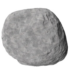 3d rendering illustration of an asteroid