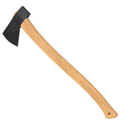 3d rendering illustration of an axe hatchet