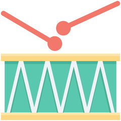 Drum Colored Vector Icon