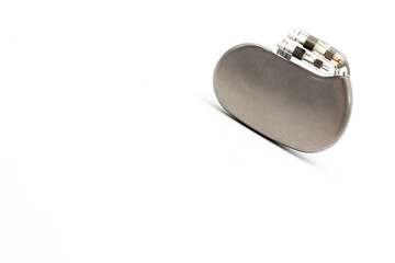Pacemaker with wihite isolated background