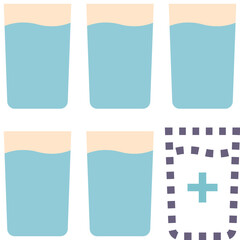 water modern line style icon
