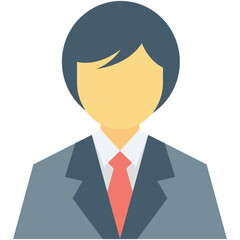 Estate Agent Colored Vector Icon