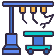 surgical modern line style icon