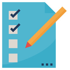 checklist modern line style icon