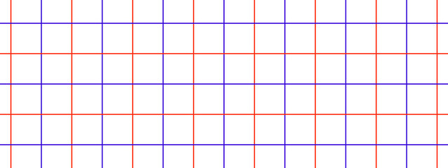 Red blue wireframe grid banner background template. 