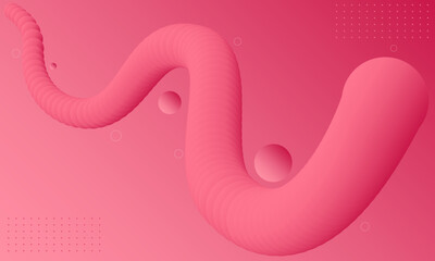 pink background fluid bubble 